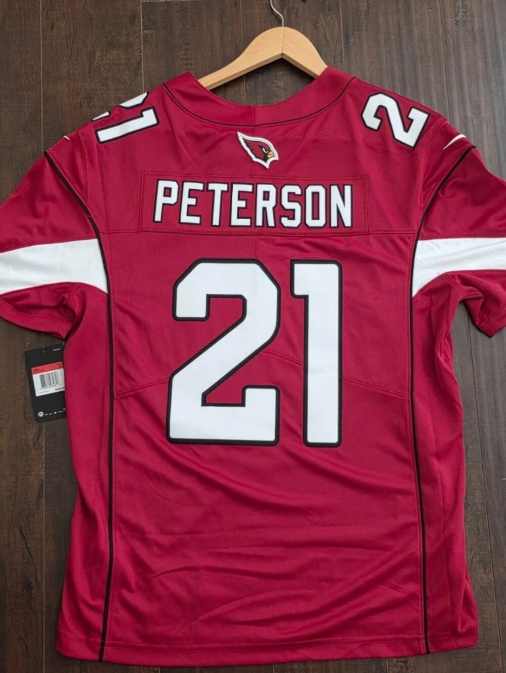 Nike Arizona Cardinals Red #21 Peterson Men’s Jersey
